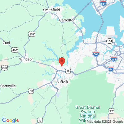 Map to  office in Suffolk, VA