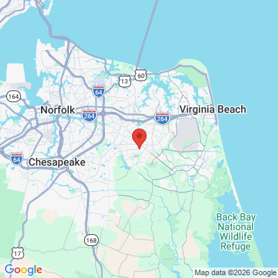 Map to  office in Virginia Beach, VA