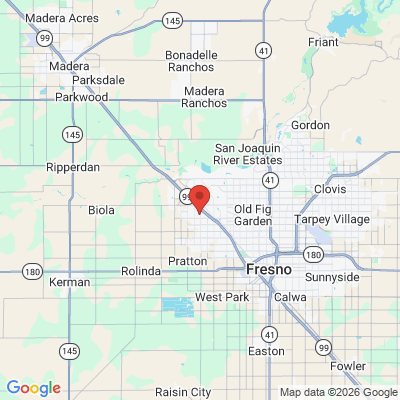 Map to  office in Fresno, CA