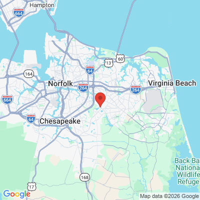 Map to  office in Virginia Beach, VA