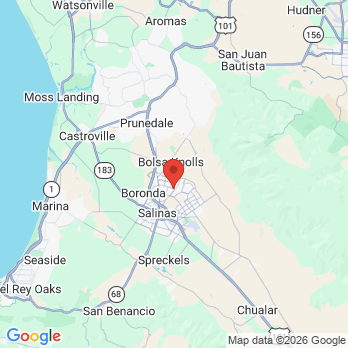 Map to Dhaval Patel, DDS office in Salinas, CA