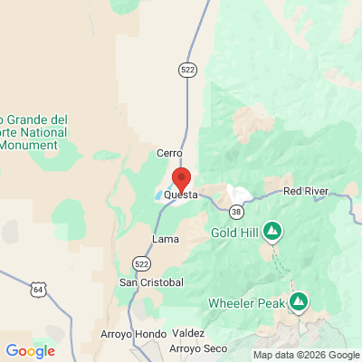 Map to  office in Questa, NM