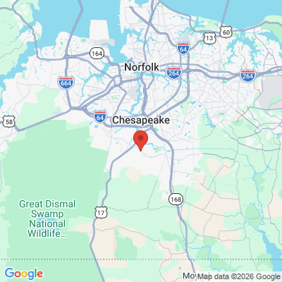 Map to  office in Chesapeake, VA