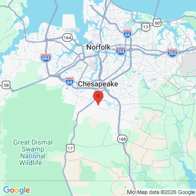 Map to  office in Chesapeake, VA