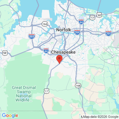 Map to  office in Chesapeake, VA