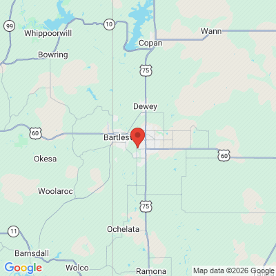 Map to  office in Bartlesville, OK