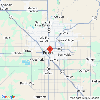 Map to  office in Fresno, CA