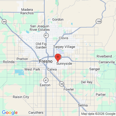 Map to  office in Fresno, CA