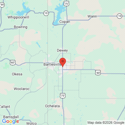Map to  office in Bartlesville, OK