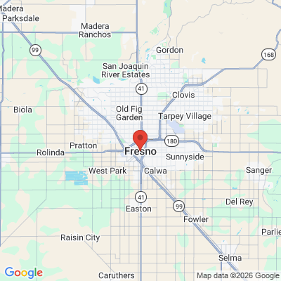 Map to  office in Fresno, CA