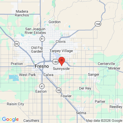 Map to  office in Fresno, CA
