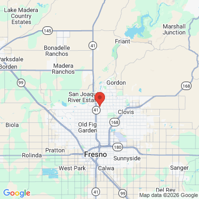 Map to  office in Fresno, CA