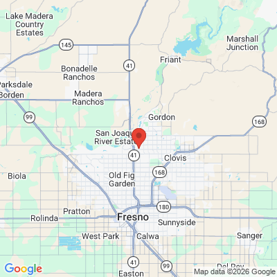 Map to  office in Fresno, CA