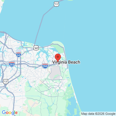 Map to  office in Virginia Beach, VA