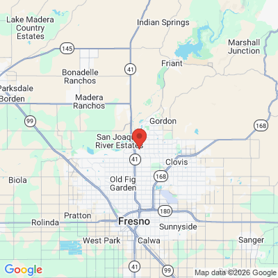Map to  office in Fresno, CA