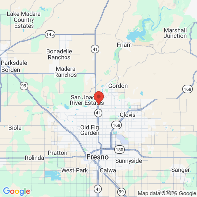 Map to  office in Fresno, CA