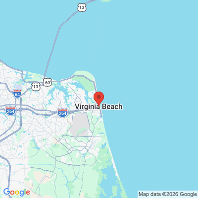 Map to  office in Virginia Beach, VA