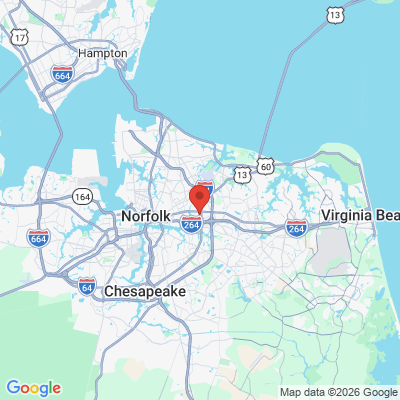 Map to  office in Norfolk, VA