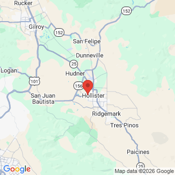 Map to Acosta Edwin DDS office in Hollister, CA