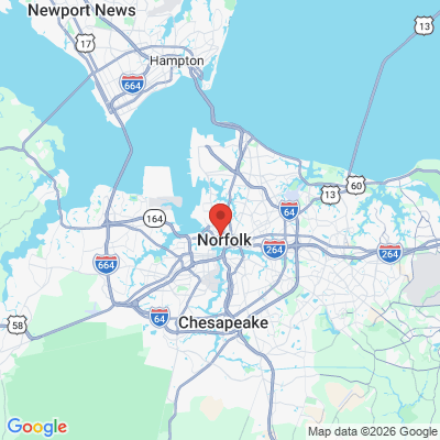 Map to  office in Norfolk, VA