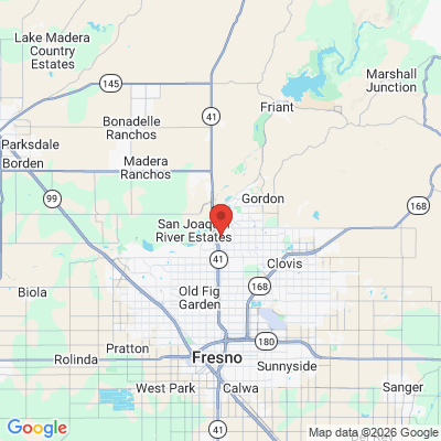 Map to  office in Fresno, CA