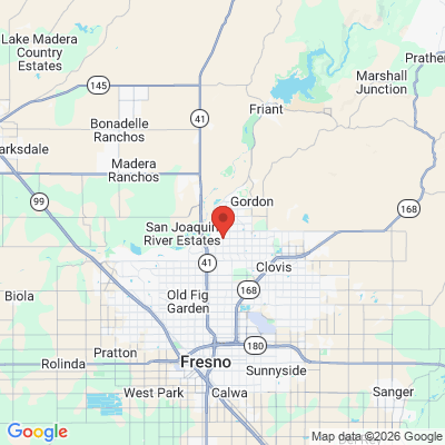 Map to  office in Fresno, CA