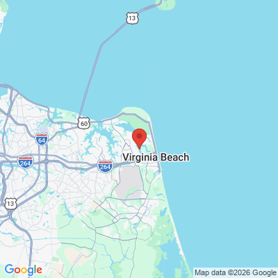 Map to  office in Virginia Beach, VA
