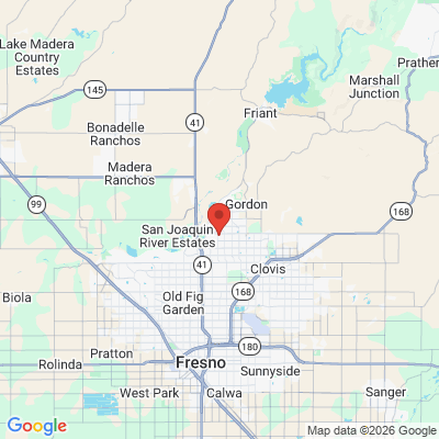 Map to  office in Fresno, CA