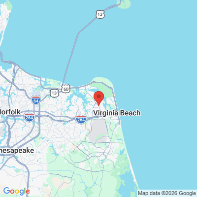 Map to  office in Virginia Beach, VA