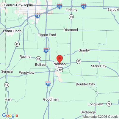Map to  office in Four States Dental Care