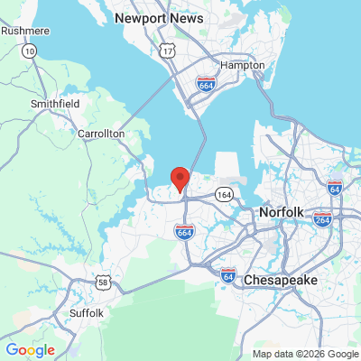 Map to  office in Suffolk, VA