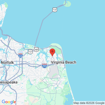 Map to  office in Virginia Beach, VA