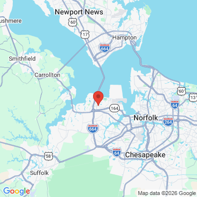 Map to  office in Suffolk, VA