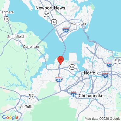 Map to  office in Suffolk, VA