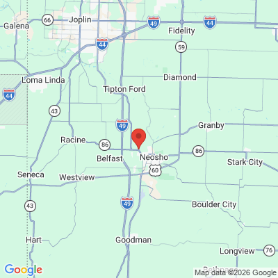 Map to  office in Neosho, MO