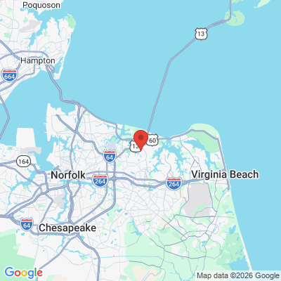 Map to  office in Virginia Beach, VA