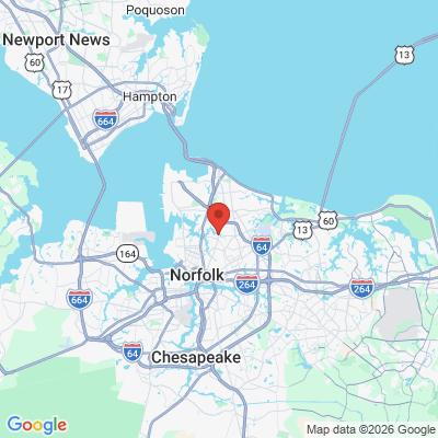 Map to  office in Norfolk, VA