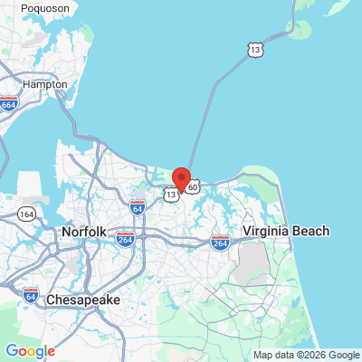 Map to  office in Virginia Beach, VA