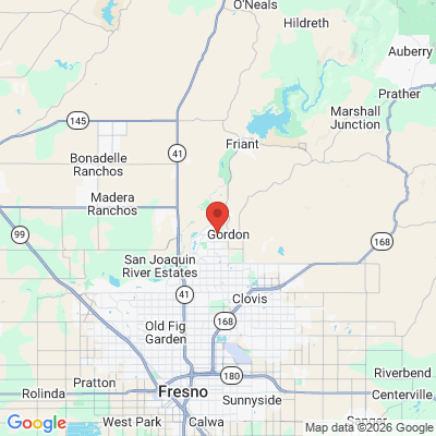 Map to  office in Fresno, CA