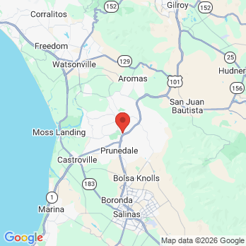 Map to Prunedale Dental office in Prunedale, CA