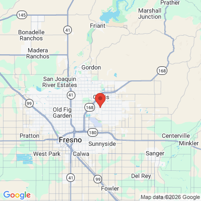 Map to  office in Clovis, CA