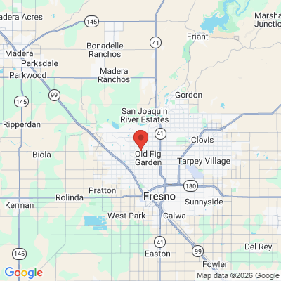 Map to  office in Fresno, CA