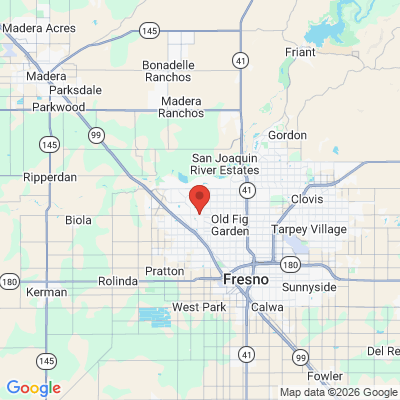 Map to  office in Fresno, CA