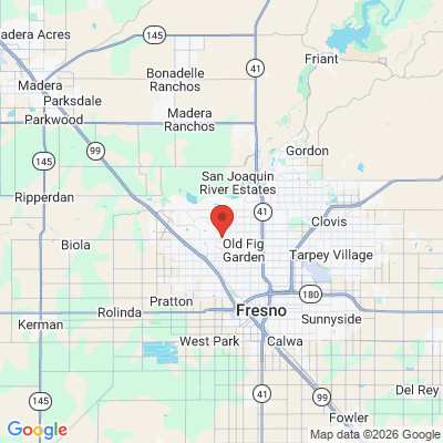 Map to  office in Fresno, CA