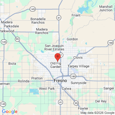 Map to  office in Fresno, CA