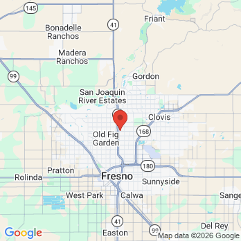 Map to Kids2Dentist (F) office in Fresno, CA
