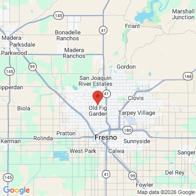 Map to  office in Fresno, CA