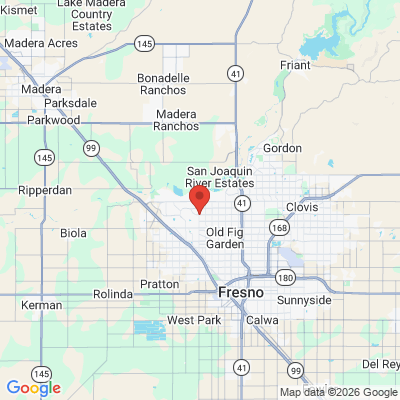 Map to  office in Fresno, CA