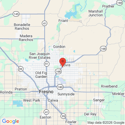 Map to  office in Clovis, CA