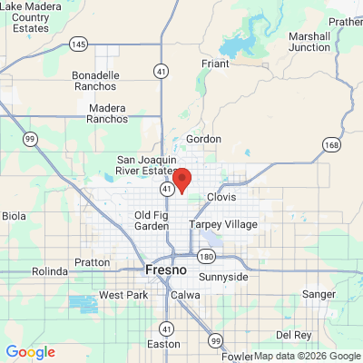 Map to  office in Fresno, CA